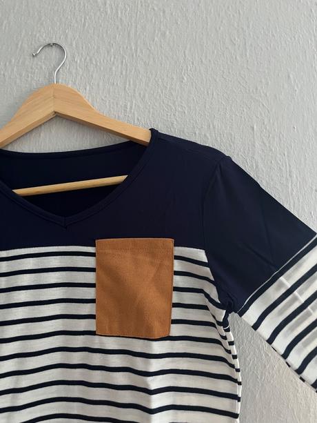 Pásikavého tričko, s