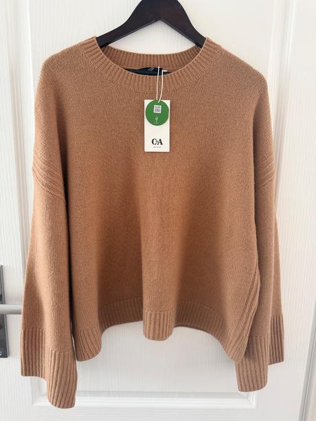 Luxusný sveter premium kašmír, vlna, c&a,xl