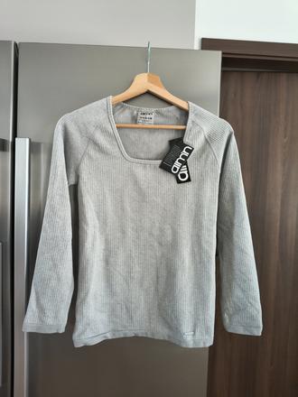 Aimn športový rebrovaný elastický kvalitný top l, l / m
