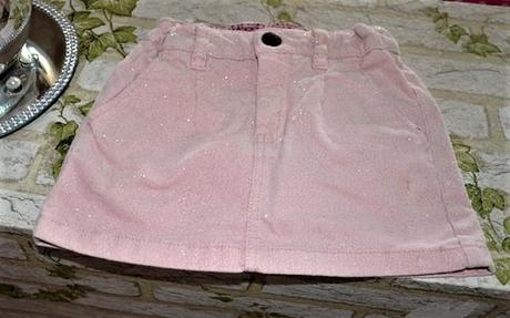 Trblietavá mendžestrová sukňa-hm-104, h&m,104