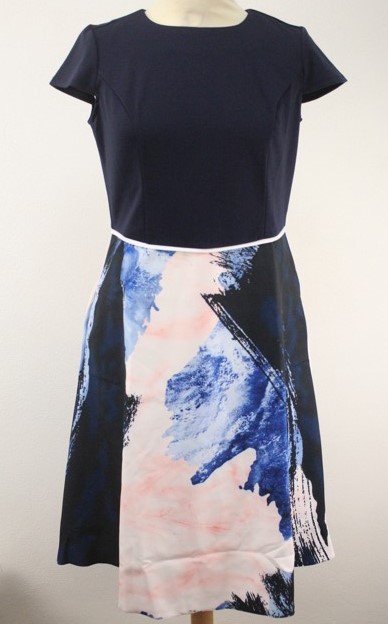 -kvetinové s vreckami elas. šaty bodyflirt veľ. 36, bonprix,s