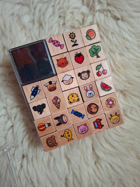 Pexeso, kvarteto , pečiatky,