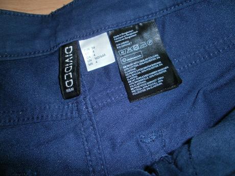 Rifľové kraťasy v dobrom stave xs/34, h&m,34