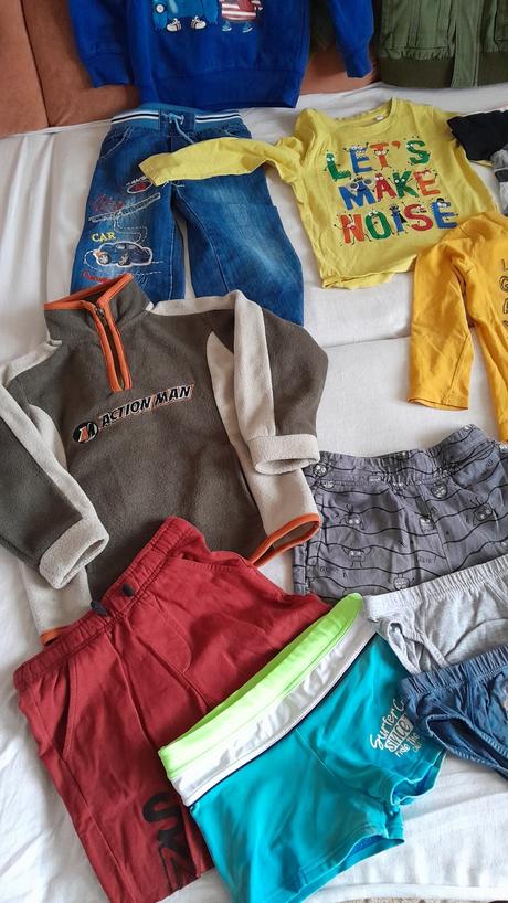 Balík oblečenia chlapec 110, 104–116