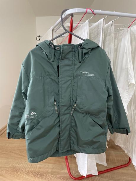 Prechodná bunda - zelená, veľ. 116, reserved,116