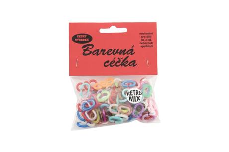 Farebné céčka - retro mix,