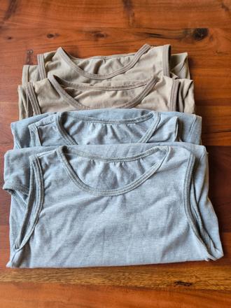 Tielkové body bez rukávov 116/122, 116