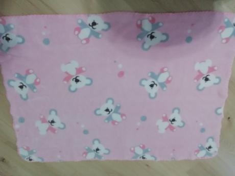 Deka do kocika bledoruzova 120 x 80, 