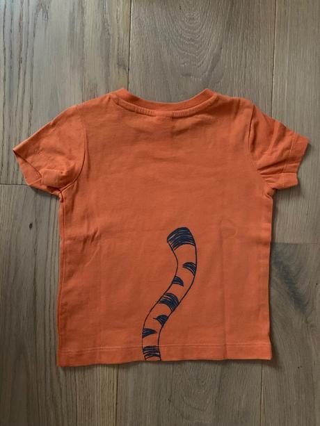 Oranžové tričko s tigrom, disney,80