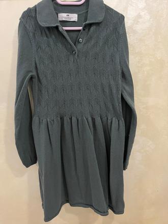 Pletené šaty 134/140cm, h&m,134
