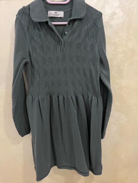 Pletené šaty 134/140cm, h&m,134