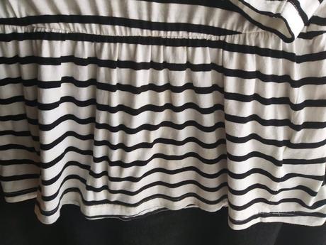 Pásikované šaty s komiksovou potlačou, bonprix,140