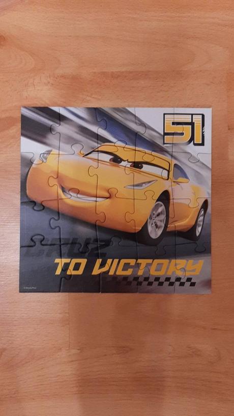 3x puzzle autá, mcqueen, 