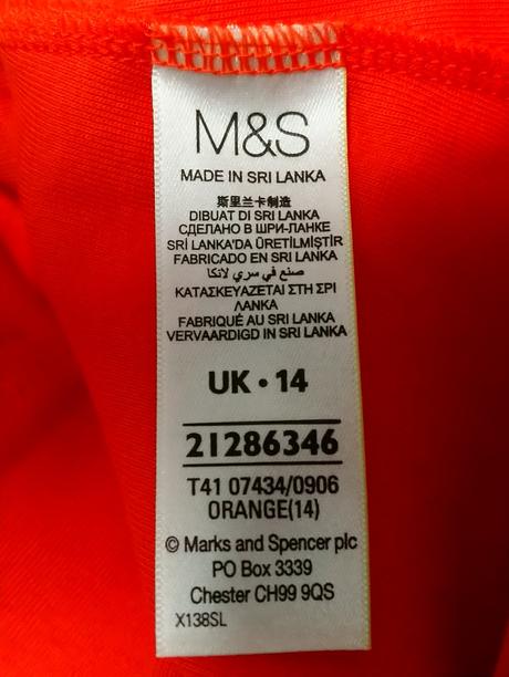 Dámsky červený bavlnený top, marks & spencer, marks & spencer,l