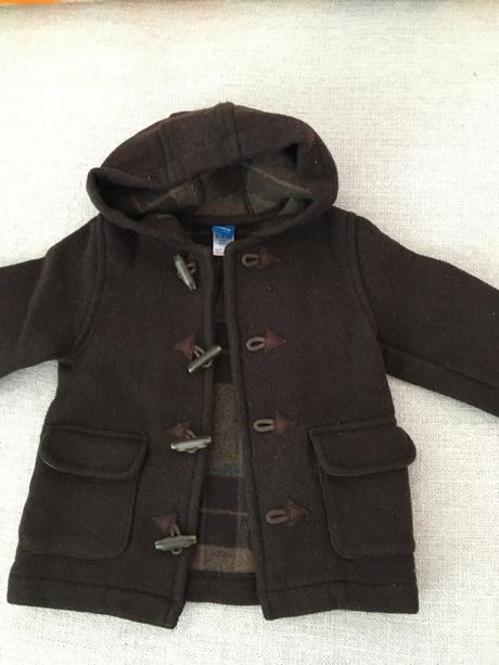 Teplý vlnený kabátik s kapucňou, adams,86