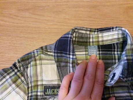 Košeľa bez poškodenia 2x oblečená, dopodopo,104