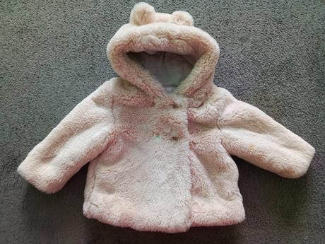 Dievčenský kabátik veľ. 9-12mes., f&f,98