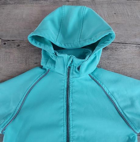 Softšelová bunda v mentolovej farbe, 122