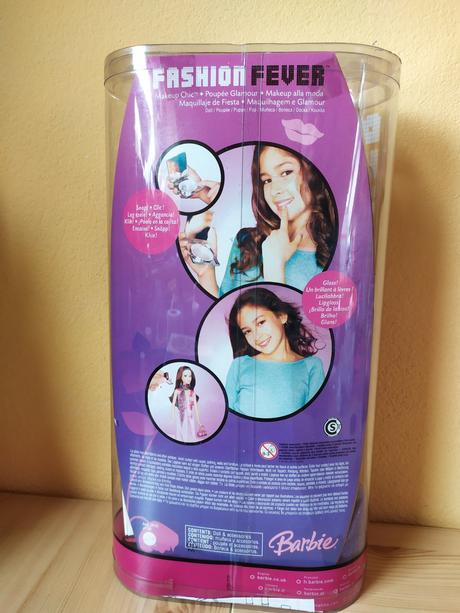 Nová ovp barbie fashion fever make up chic, 