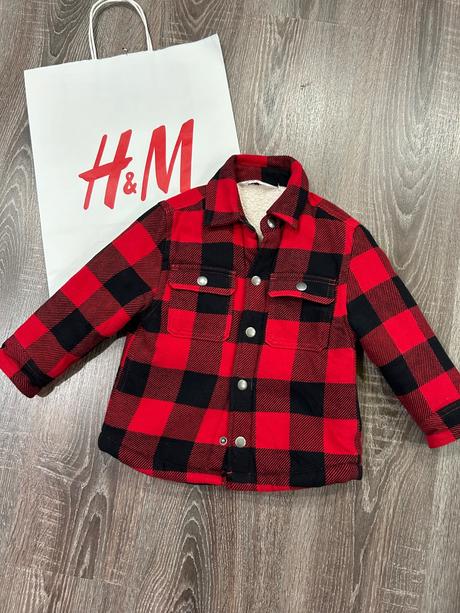 H&m štylova zateplena bunda na 2-3 roky, h&m,98