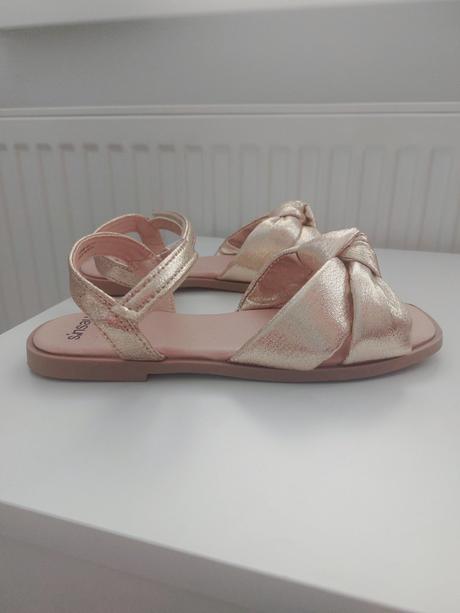 Dievčenské sandále zlaté, 33