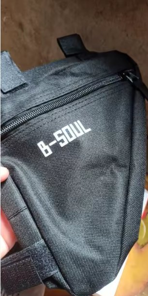 Trojuholníková vodotesná taška na rám bicykla, 