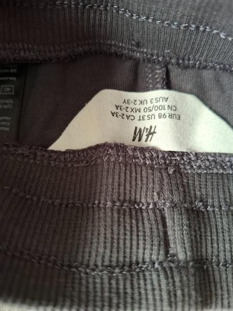 3-pack džersejovych nohavíc, h&m,98