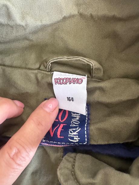 Parka, bundička pod zadok, 164