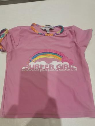 Plavkove tricko 2-3r., girl2girl,98