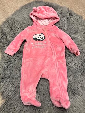 Dievčenský zimný overal s pandou, 62