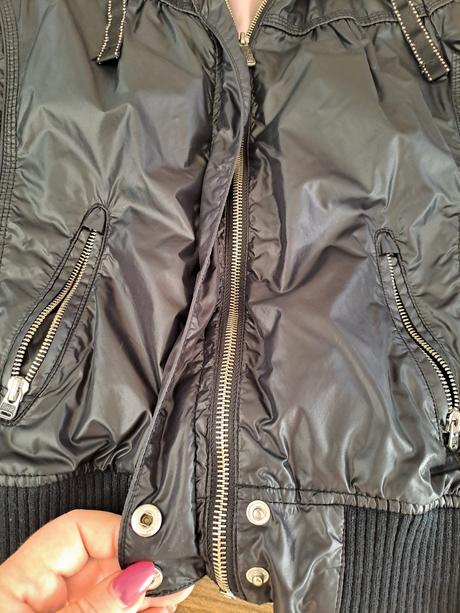 Lesklá bundička, bershka,m
