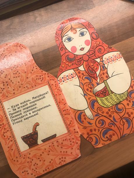 Kniha v tvare matriošky originál ruska,