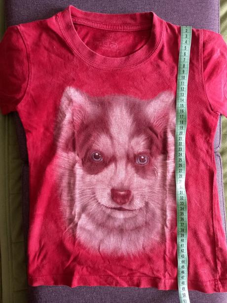 Tričko vlk s modrými očami, 122