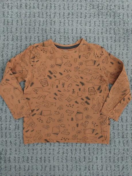 9 ks tričko s dlhým rukávom, 122