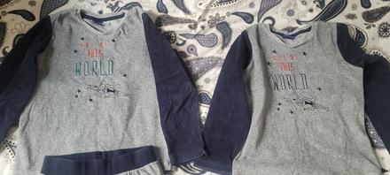 Teplé pyzamo dvojicky lidl, lupilu,110