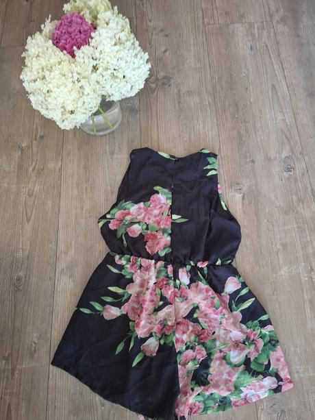 Letny overal floral, s