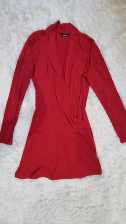 Šaty červené, s