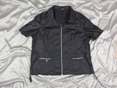 Kvalitná čierna bundička, xl