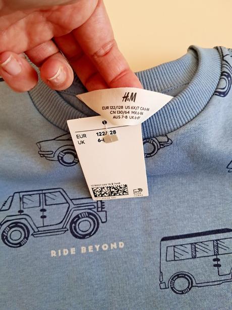 Autickova mikina h&m v.122/128, h&m,122 / 128