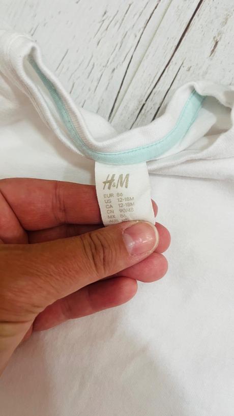 Biele tričko 86 2ks, h&m,86