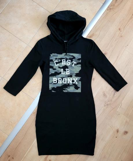 Teplákové šaty, fishbone,s