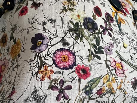 Krasna nova velka kvetovana kabelka na a4,