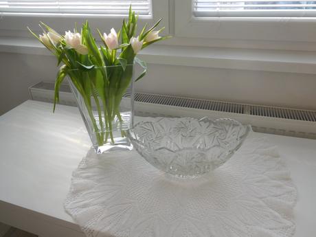 Lisované sklo misa na ovocie retro-top top stav,, 