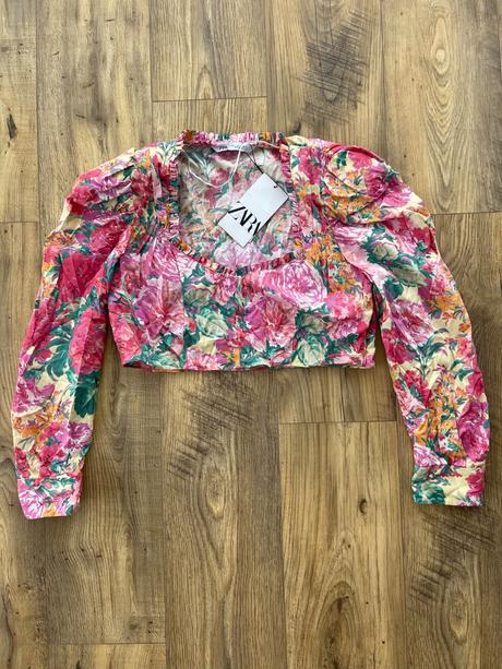 Zara crop top, zara,l