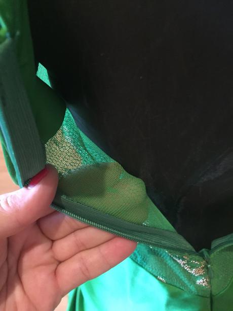 Retro saty v zelenej farbe, xs