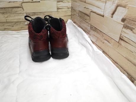 Rieker 37 - dámske zateplené modro-bordové topánky, rieker,37