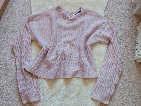 Crop-topový sveter, m