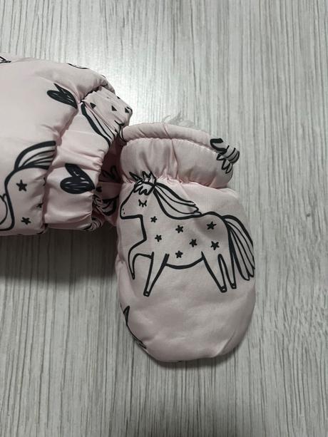 Ružová zimná kombinéza s kapucňou, next,62