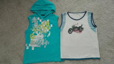 2 bezrukáv.tričká vel.-8-9 rokä128-134), george,128