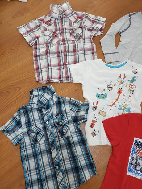 2x kosela, 2x kratke tricko,2x dlhe tricko, 104–116